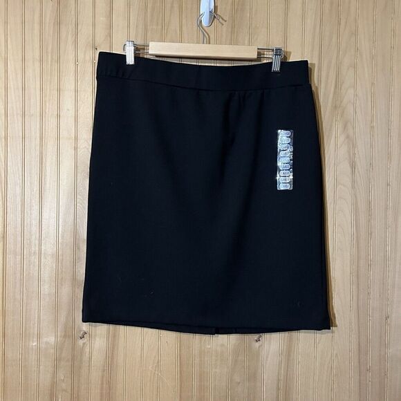 ECI New York Black Knit Pencil Skirt Size XL - Picture 2 of 7